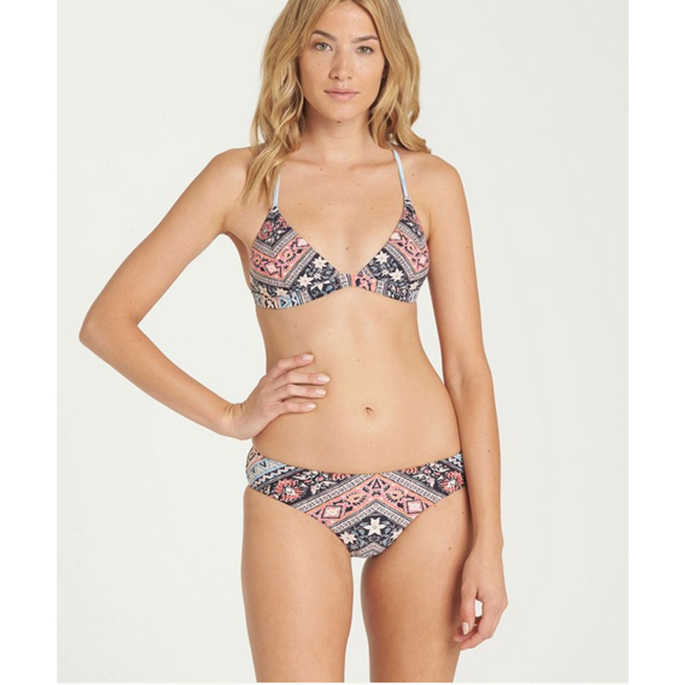 Billabong Blissed Out Triangle Reversible Bikini Bottom Multi Size M